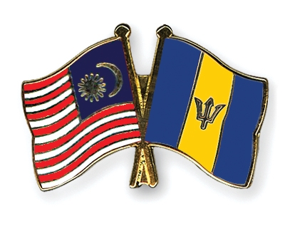 Fahnen Pins Malaysia Barbados