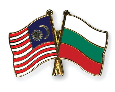 Fahnen Pins Malaysia Bulgarien