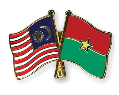 Fahnen Pins Malaysia Burkina-Faso