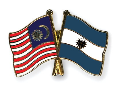 Fahnen Pins Malaysia El-Salvador