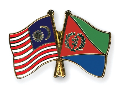 Fahnen Pins Malaysia Eritrea