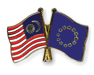 Fahnen Pins Malaysia Europa