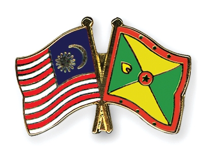 Fahnen Pins Malaysia Grenada