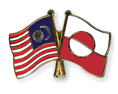 Fahnen Pins Malaysia Grnland
