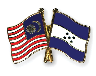Fahnen Pins Malaysia Honduras