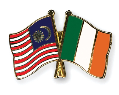Fahnen Pins Malaysia Irland