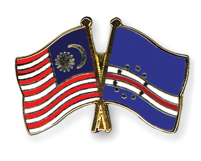 Fahnen Pins Malaysia Kap-Verde