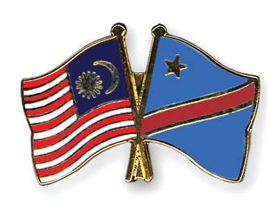 Fahnen Pins Malaysia Kongo-Demokratische-Republik
