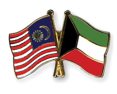 Fahnen Pins Malaysia Kuwait