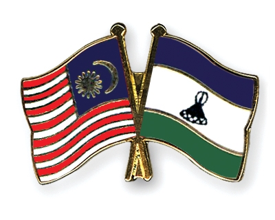 Fahnen Pins Malaysia Lesotho