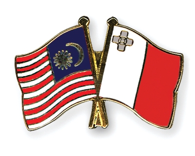 Fahnen Pins Malaysia Malta