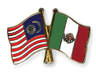 Fahnen Pins Malaysia Mexiko