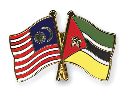 Fahnen Pins Malaysia Mosambik
