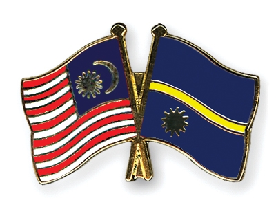 Fahnen Pins Malaysia Nauru