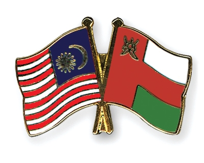 Fahnen Pins Malaysia Oman