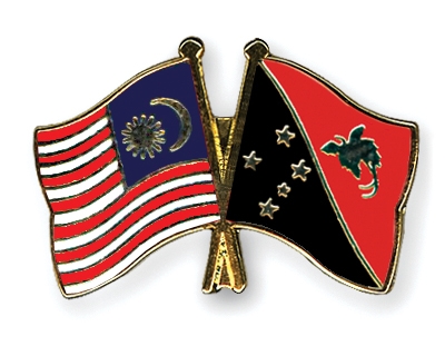 Fahnen Pins Malaysia Papua-Neuguinea