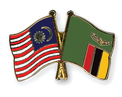 Fahnen Pins Malaysia Sambia