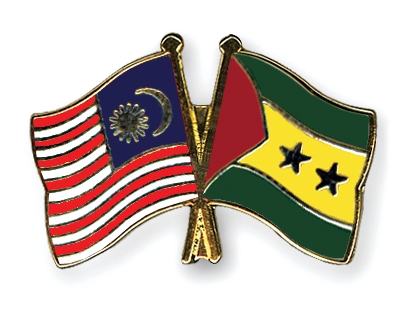Fahnen Pins Malaysia Sao-Tome-und-Principe
