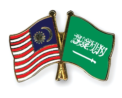 Fahnen Pins Malaysia Saudi-Arabien