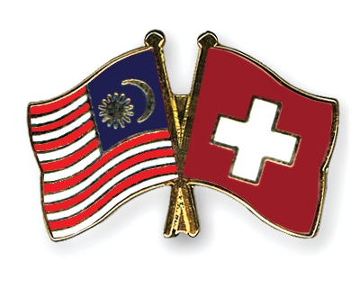 Fahnen Pins Malaysia Schweiz