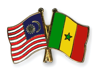 Fahnen Pins Malaysia Senegal