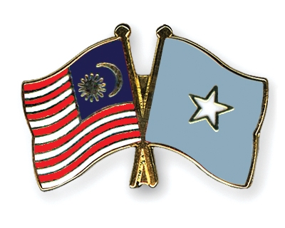 Fahnen Pins Malaysia Somalia