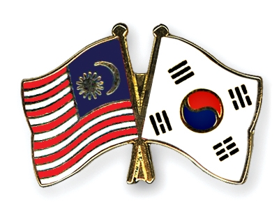 Fahnen Pins Malaysia Sdkorea