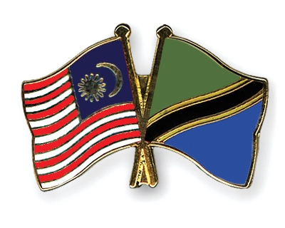 Fahnen Pins Malaysia Tansania