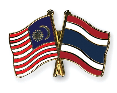 Fahnen Pins Malaysia Thailand