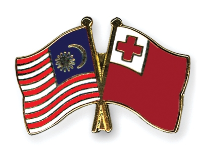 Fahnen Pins Malaysia Tonga