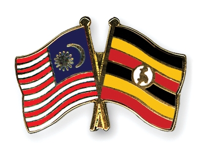Fahnen Pins Malaysia Uganda