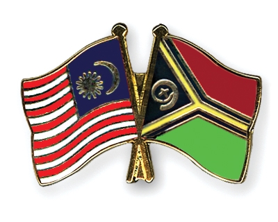 Fahnen Pins Malaysia Vanuatu