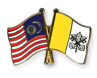 Fahnen Pins Malaysia Vatikanstadt