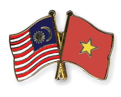 Fahnen Pins Malaysia Vietnam