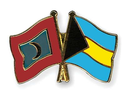 Fahnen Pins Malediven Bahamas