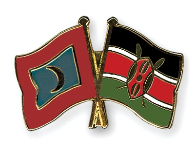 Fahnen Pins Malediven Kenia