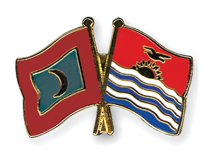 Fahnen Pins Malediven Kiribati