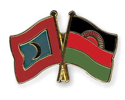 Fahnen Pins Malediven Malawi