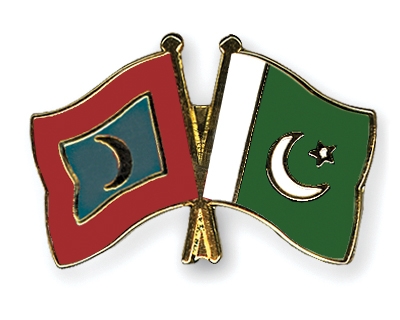 Fahnen Pins Malediven Pakistan