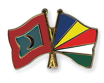 Fahnen Pins Malediven Seychellen