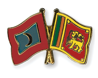 Fahnen Pins Malediven Sri-Lanka