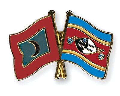 Fahnen Pins Malediven Swasiland