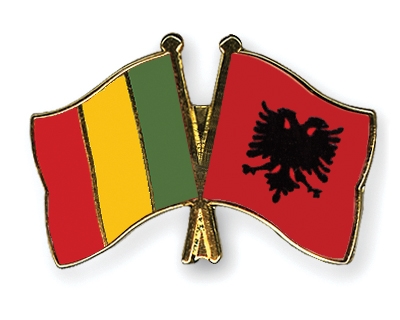 Fahnen Pins Mali Albanien