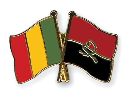 Fahnen Pins Mali Angola