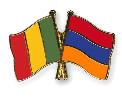 Fahnen Pins Mali Armenien