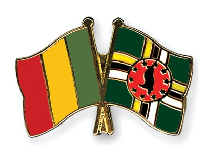 Fahnen Pins Mali Dominica