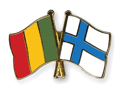 Fahnen Pins Mali Finnland