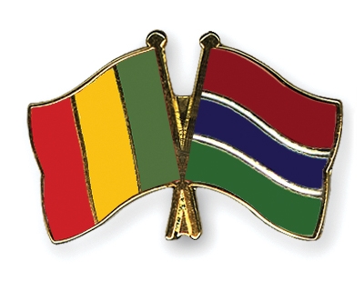 Fahnen Pins Mali Gambia