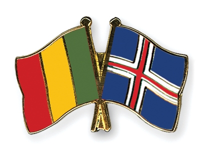 Fahnen Pins Mali Island