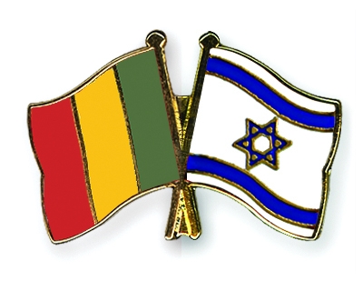 Fahnen Pins Mali Israel